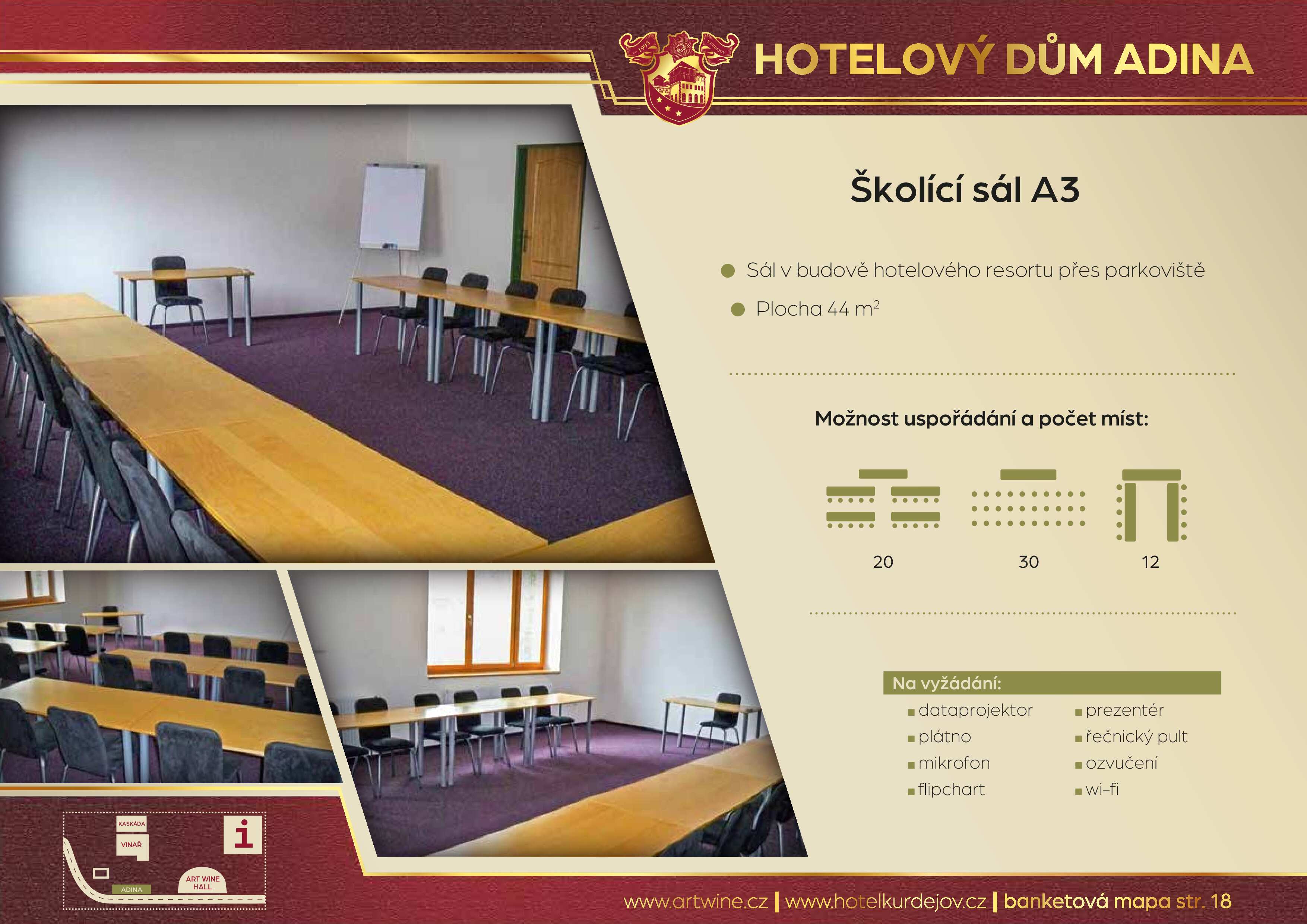 Školicí místnost A3