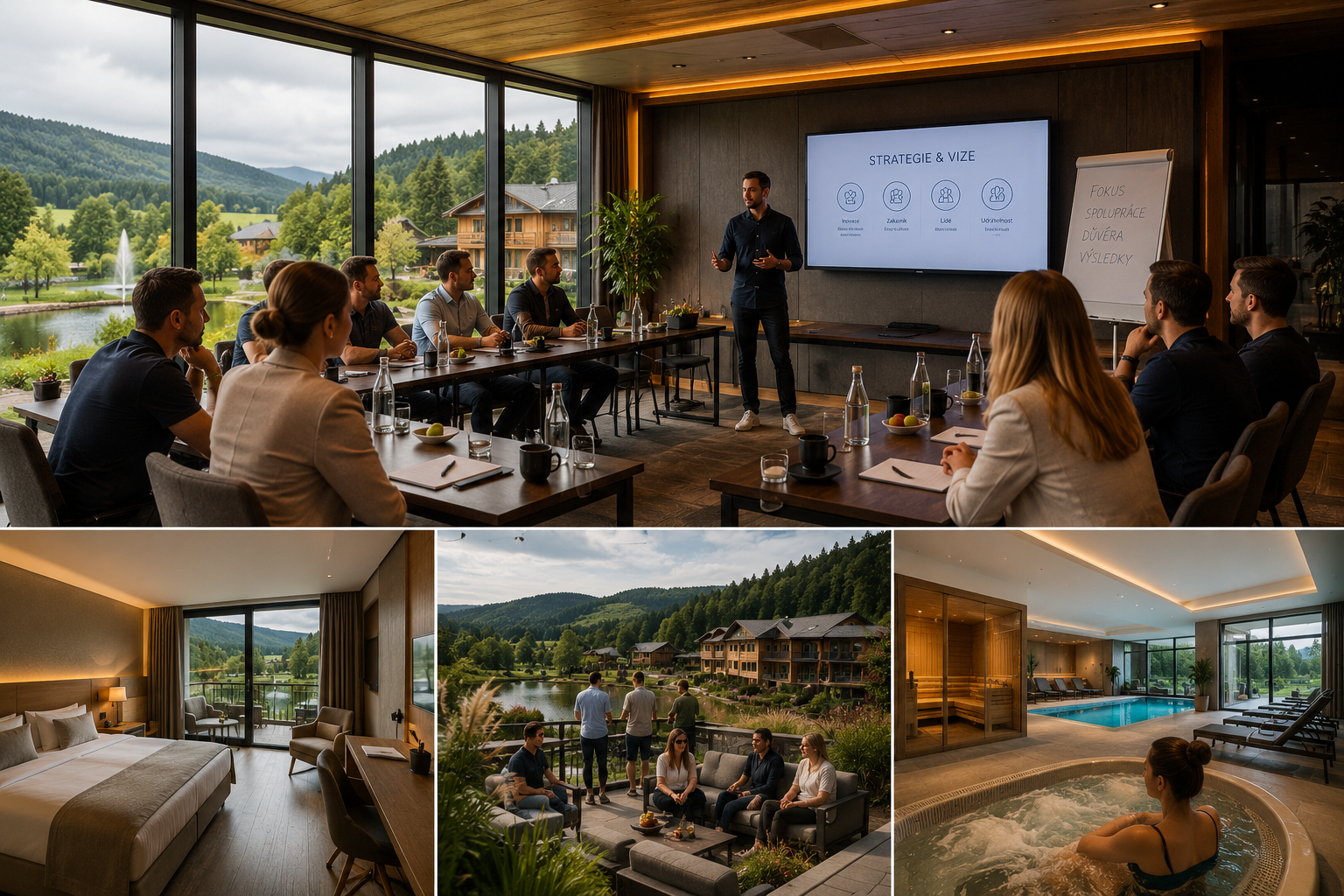 Konferenční resorty: když offsite spojí byznys a wellness